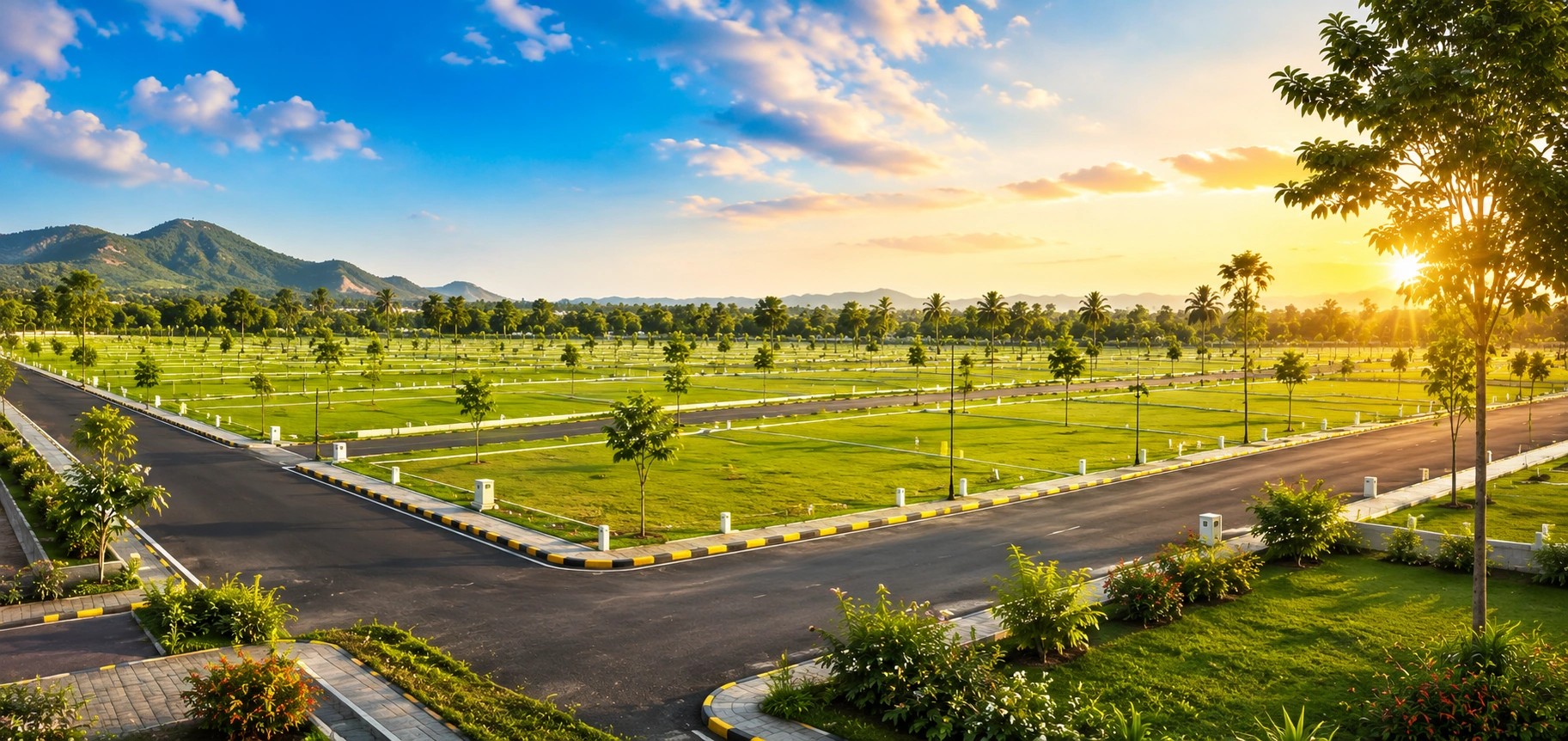 Bibinagar open plots view
