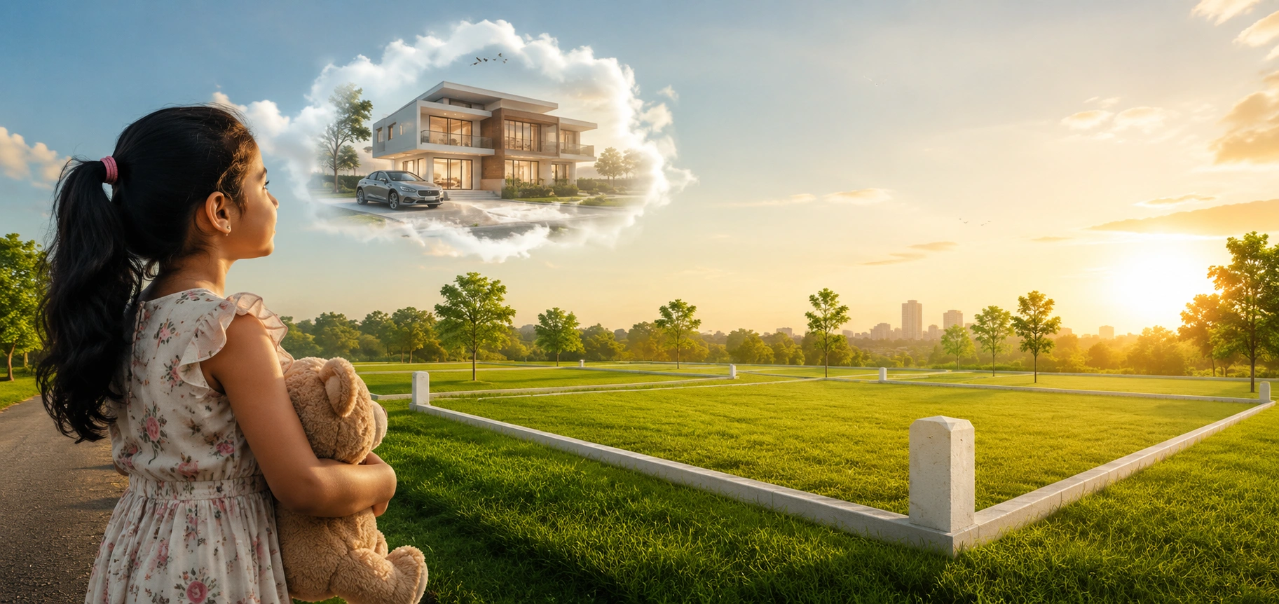 Dabilpura open plots view